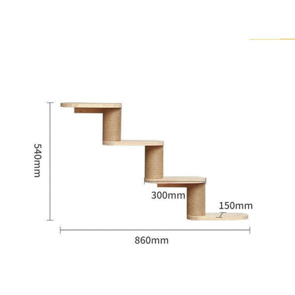 Wall Mounted Pet Climbing Ladder