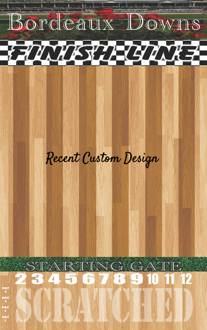 The Horse Race Party Game Striped Track Edition