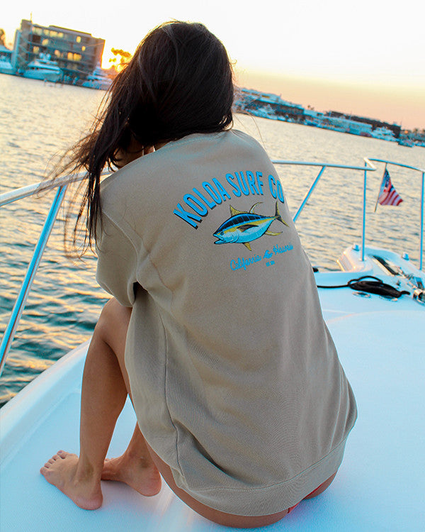 Pigment-Dyed Yellowfin Tuna Women's Sweatshirt
