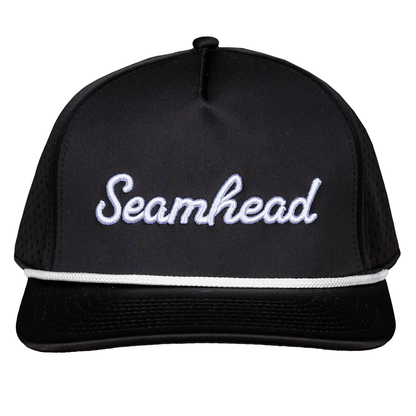 Seamhead Rope Snapback Hat (Black)