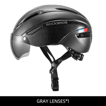 ROCKBROS Ultralight Magnetic Goggles Cycling Helmet
