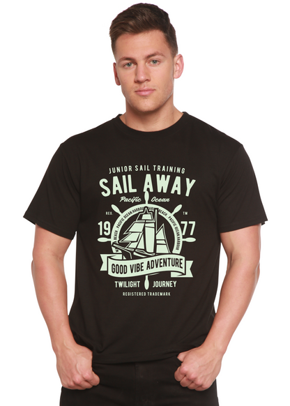 Sail Away Spun Bamboo® Men's Bamboo Viscose/Organic Cotton Short Sleeve Graphic T-Shirt