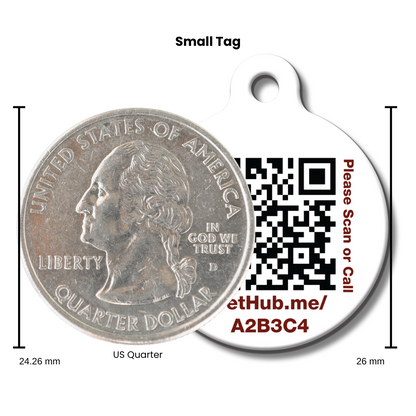QR ID Pet Tag - Lost AF