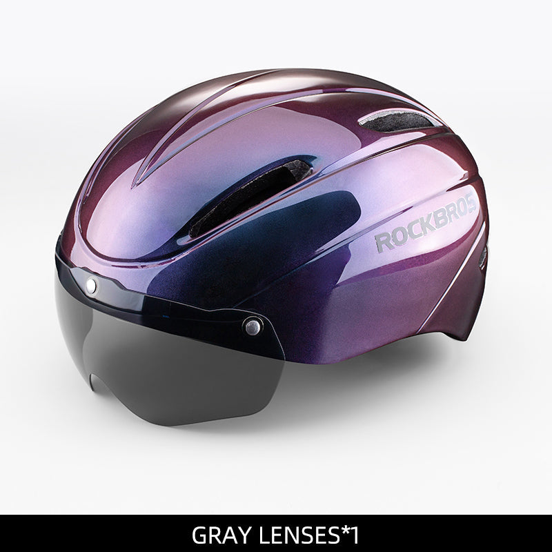 ROCKBROS Ultralight Magnetic Goggles Cycling Helmet