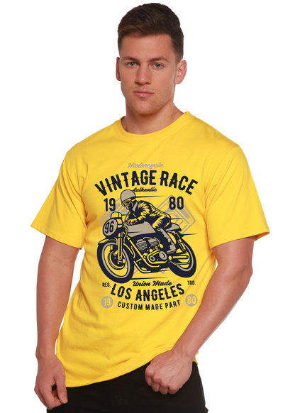Vintage Race Spun Bamboo® Men's Bamboo Viscose/Organic Cotton Short Sleeve Graphic T-Shirt