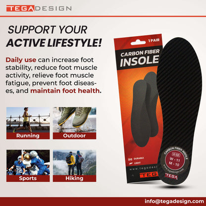 Rigid Carbon Fiber Insole (1.3mm)