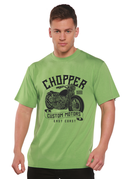 Chopper Custom Motors Men's Bamboo Viscose/Organic Cotton Short Sleeve Graphic T-Shirt