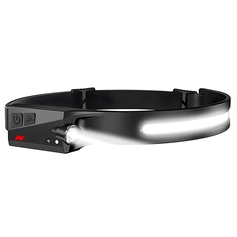 Headlamp USB Rechargeable LED  Waterproof, Motion Sensor Camping/Hiking Light - Triathlete Store