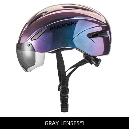 ROCKBROS Ultralight Magnetic Goggles Cycling Helmet
