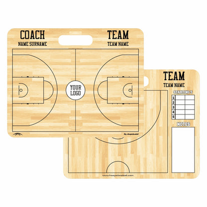 FIBA Custom American Style Magnetic Coaching Board 22'' x 17.5'' / 56 cm x 45 cm