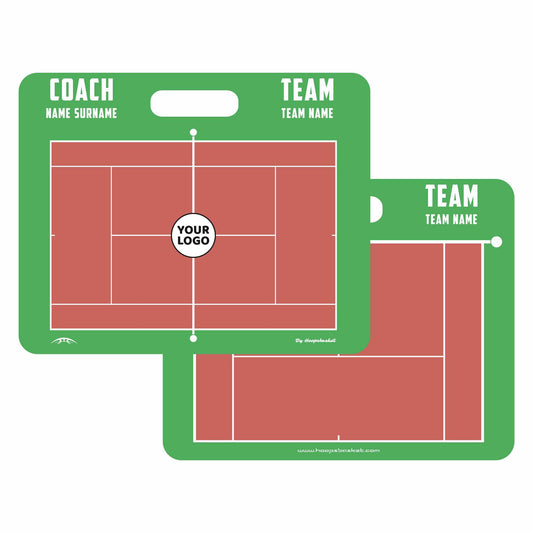 Custom Tennis Magnetic Coaching Board 15.7'' x 12.6'' / 40 cm x 32 cm