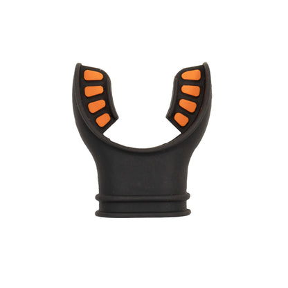 Scuba Diving Black Silicone Octopus Snorkel Mouthpiece Color Tab & Regulator Tie