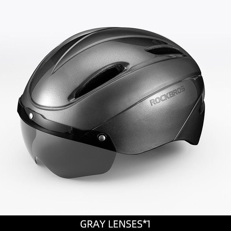 ROCKBROS Ultralight Magnetic Goggles Cycling Helmet
