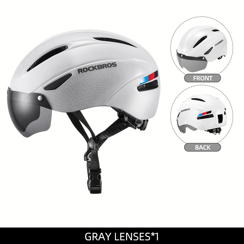 ROCKBROS Ultralight Magnetic Goggles Cycling Helmet