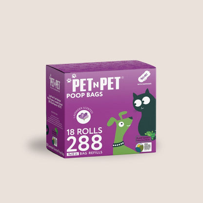 Premium Lavender-Scented Poop Bags
