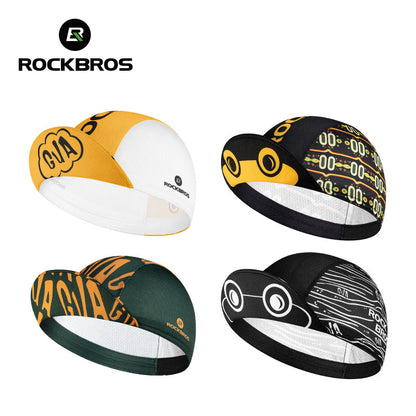 ROCKBROS Lightweight Frog Cycling Cap Breathable, UV Protection, Flip-up Brim Helmet Compatible