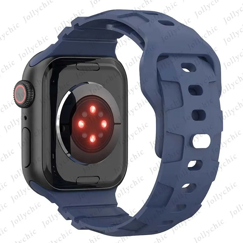 Silicone Band For Apple Watch Series 11/10/9/8/7/6/5/4/ SE / Ultra 1/2/3