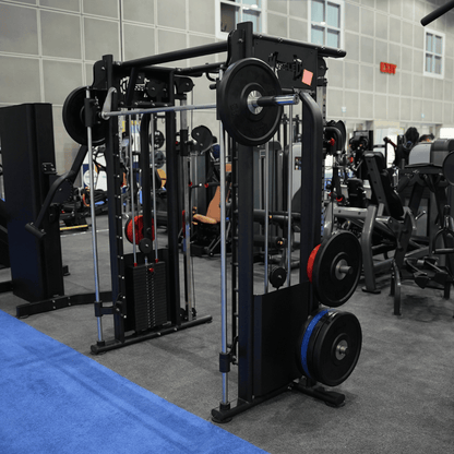 Muscle D Fitness Dual Adjustable Pulley Smith Combo – Full Body Trainer