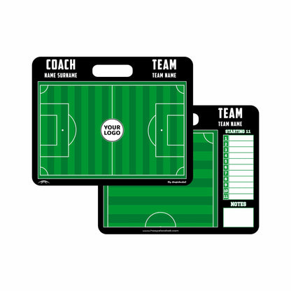 Custom Soccer / Football Magnetic Coaching Board 11.4'' x 9.4'' / 29 cm x 24 cm