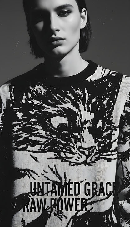 Sudden Attack Knitted Sweatshirt