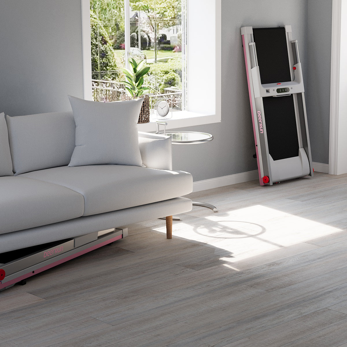 DeerRun A1 Series 6% Incline Foldable Treadmill——Upgraded Chip & NFC Support | 300Lbs-350Lbs, 7.5mph-10mph