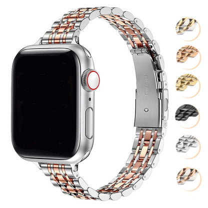 Stainless Steel Wicker Apple Watch Band Series 11/10/9/8/7/6/5/4/ SE / Ultra 1/2/3
