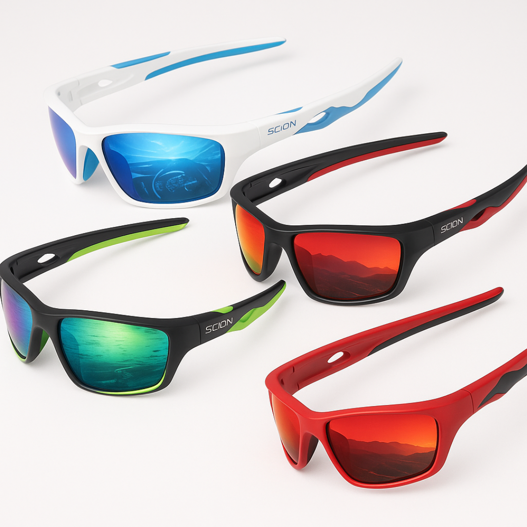 Polarized Impact-Resistant Glasses for Fishing, Cycling, and Shooting
