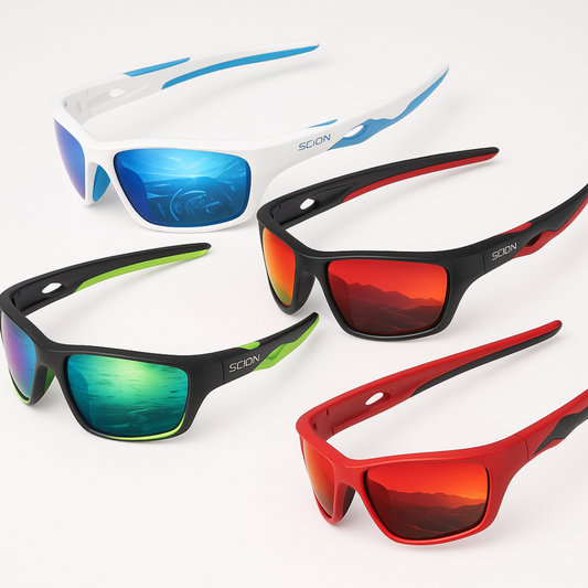 Polarized Impact-Resistant Glasses for Fishing, Cycling, and Shooting