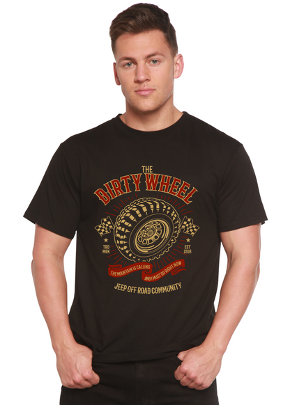 The Dirty Wheel Spun Bamboo® Men's Bamboo Viscose/Organic Cotton Short Sleeve Graphic T-Shirt
