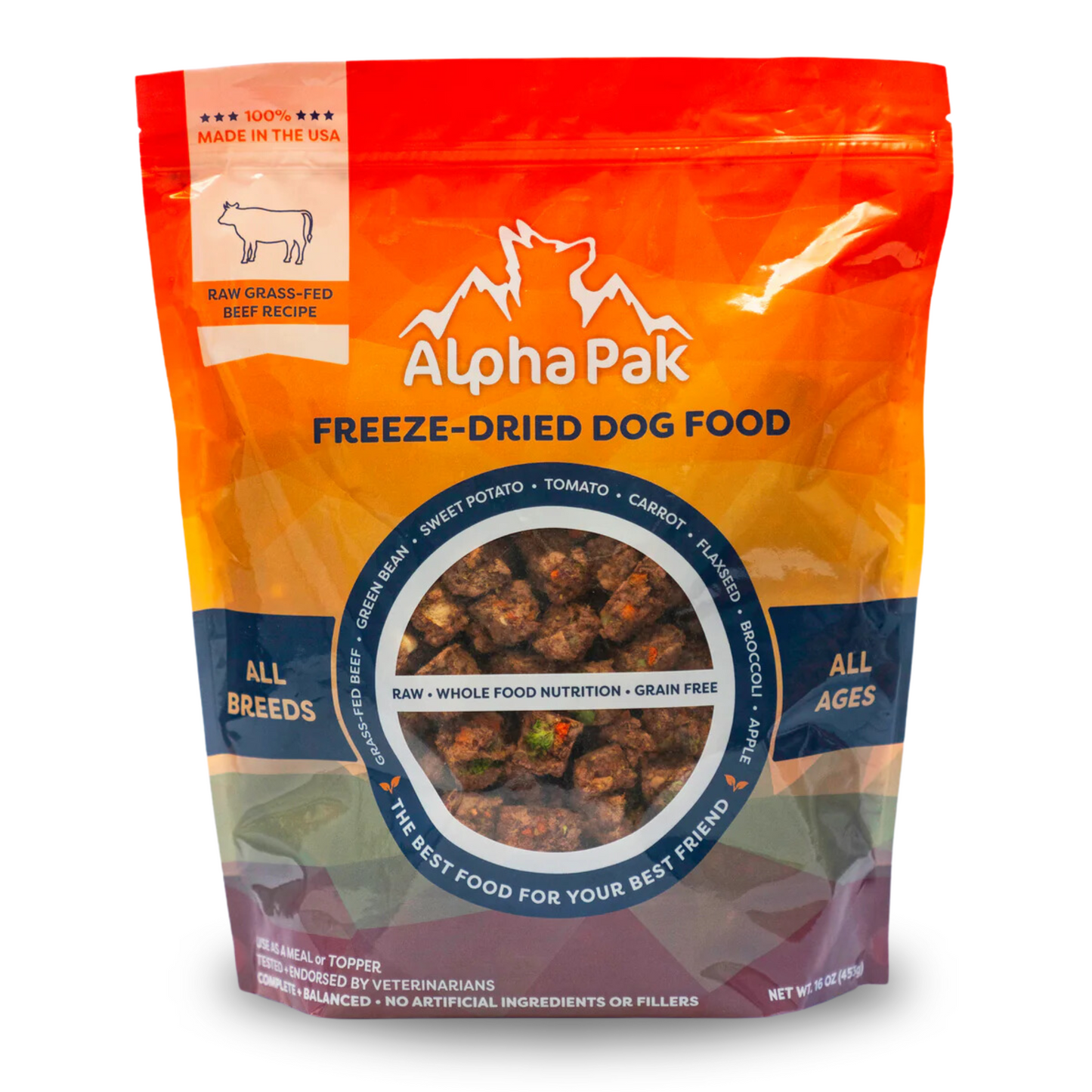 PREMIUM RAW FREEZE DRIED DOG FOOD BEEF