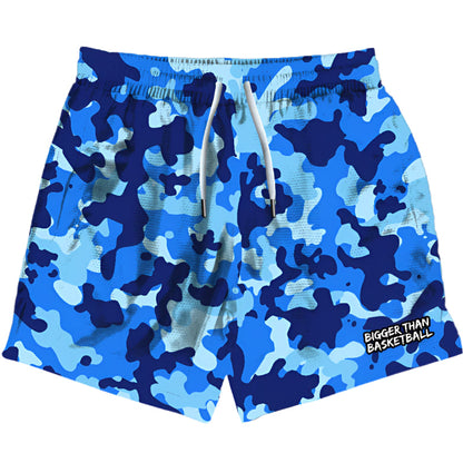 Hooper Camo - Shorts - Blue