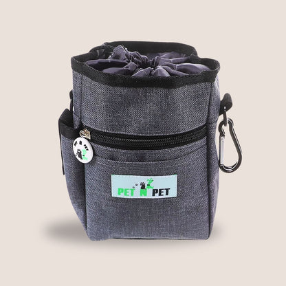 Dog Treat Pouch with 3 Rolls of Poop Bags