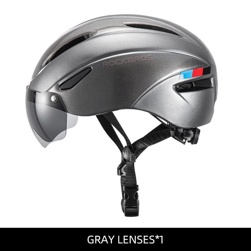 ROCKBROS Ultralight Magnetic Goggles Cycling Helmet