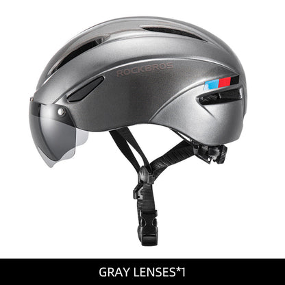 ROCKBROS Ultralight Magnetic Goggles Cycling Helmet