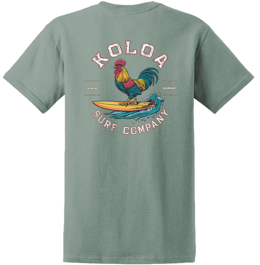 Koloa Salty Rooster Heavyweight T-Shirt