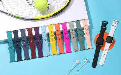 Silicone Apple Watch Band Series 11/10/9/8/7/6/5/4/ SE / Ultra 1/2/3