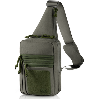 M-Tac Tactical Bag Shoulder Chest Pack with Sling & Loop Panel