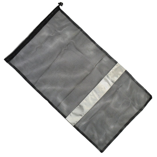 Scuba Choice Dive Drawstring Gray Mesh Bag  for Wetsuit or Gear 31" x 18"