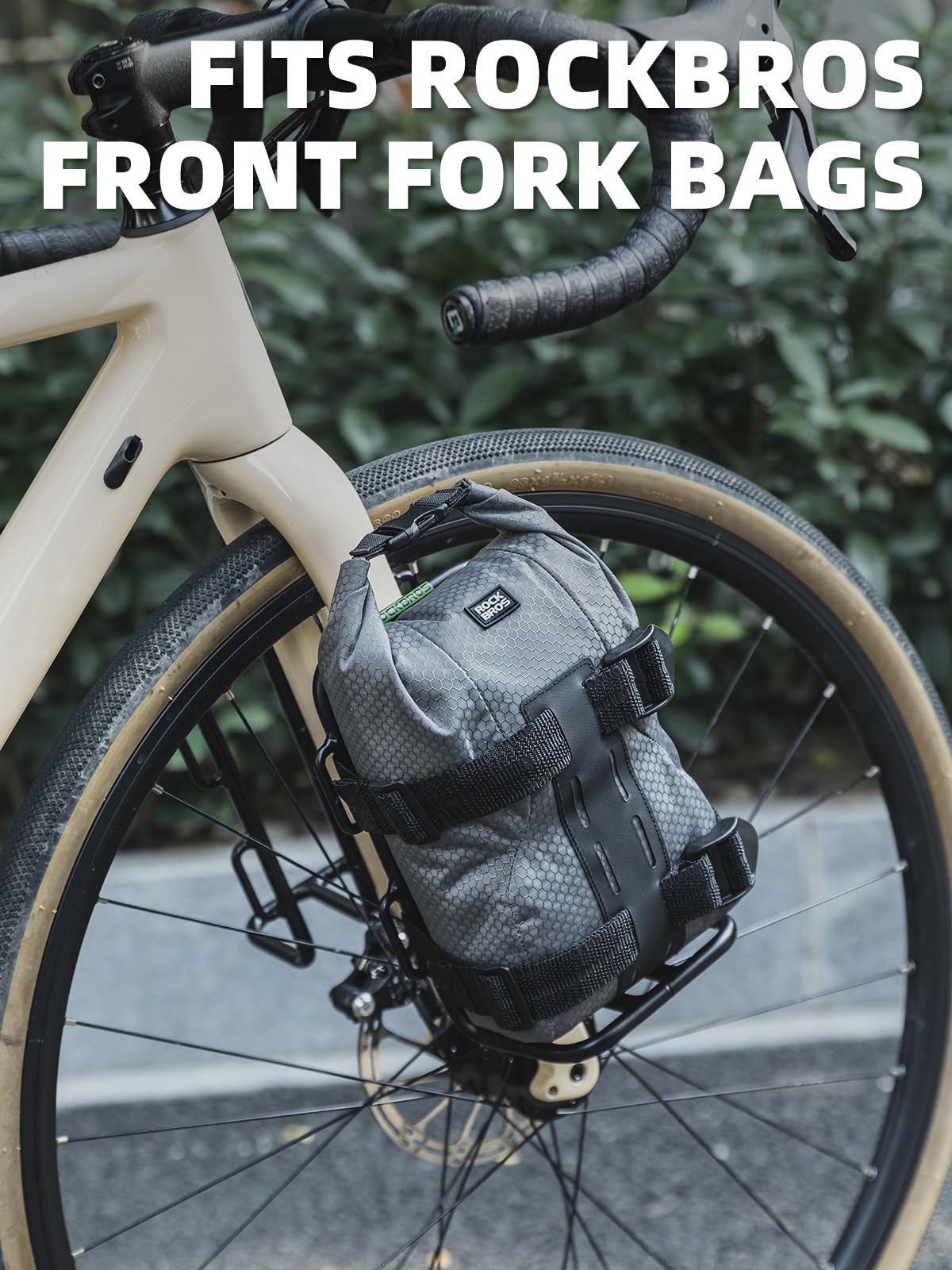 ROCKBROS Front Bike Rack Aluminum Alloy Luggage Touring Carrier Racks 6.6lbs
