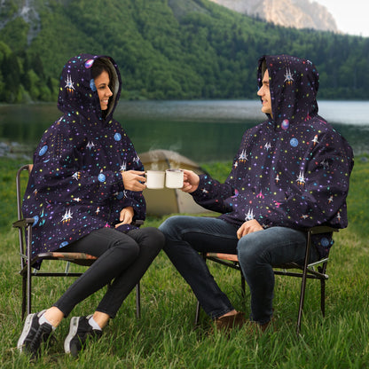 Rad Palm Invaders Snug Hoodie