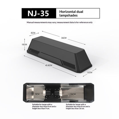 Horizontal Dual Bulb Fixture