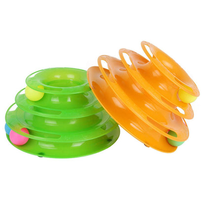 Interactive Cat Ball Disk Toy