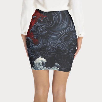 Brooklyn Republic™ Fire and Ice Bodycon Skirt