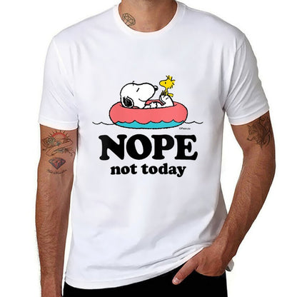 Womens Peanuts - Snoopy Nope Not Today  Durable T-Shirt