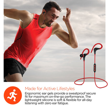 HyperGear Marathon Sport Wireless Bluetooth Earphones (MARPHONES-PRNT)