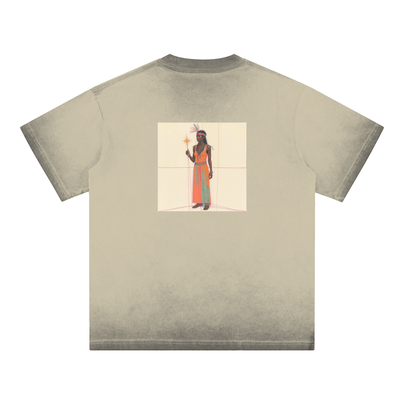 Amaru Khans Reverse Dyed T-shirt