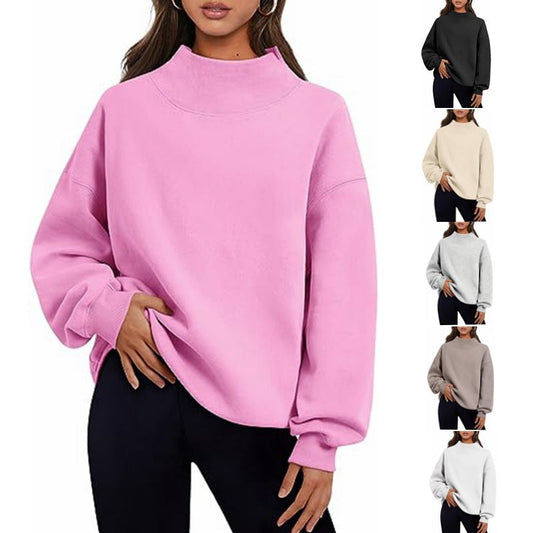 ✨ Everyday Cozy – Solid Color Pullover Sweatshirt