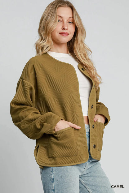 Garden Naked Textured Jacquard Jacket