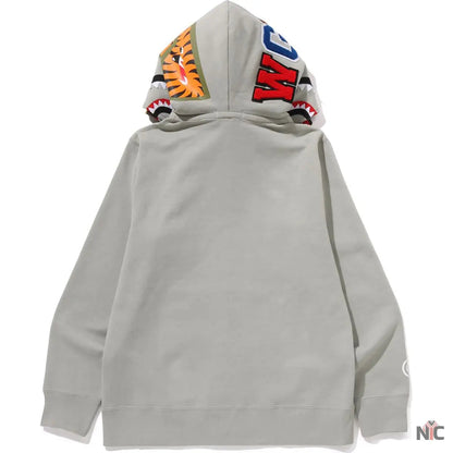 1st Camo Shark Full Zip Double Hoodie Mens