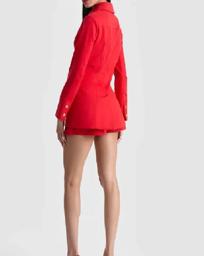 The View 2025 Sara Haines Red Shirt Jacket